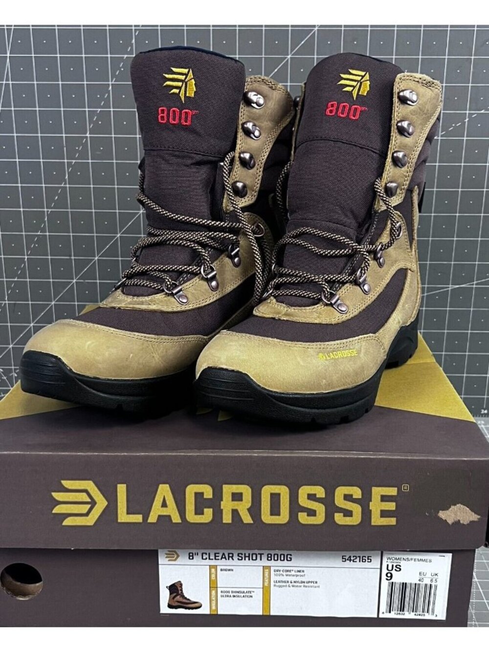 LaCrosse Women's Clear Shot Boot 800G 542165 Sz 9 US 40 EU New w/Box